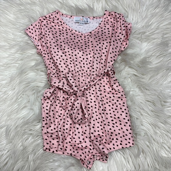 Bailey's Blossoms pink heart romper size 18-24 months // 3139 - Picture 1 of 3
